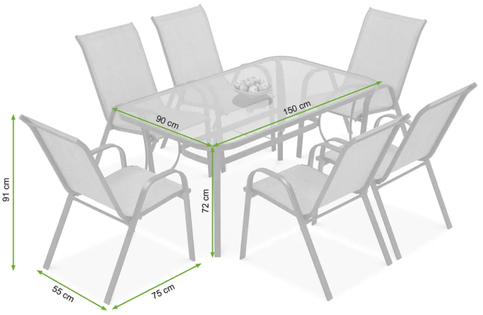 Dārza mēbeles Bologs bēšs - N1 Home