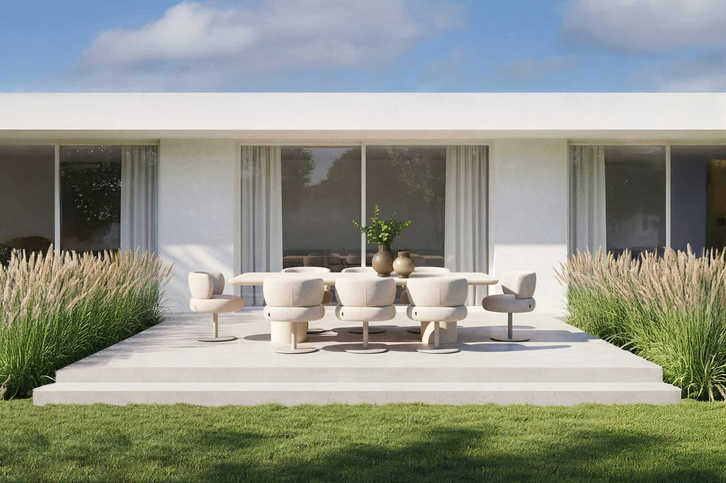 Āra ēdamistabas krēsls Mason Richmond Interiors 68/28/65 cm beige alpine swivel