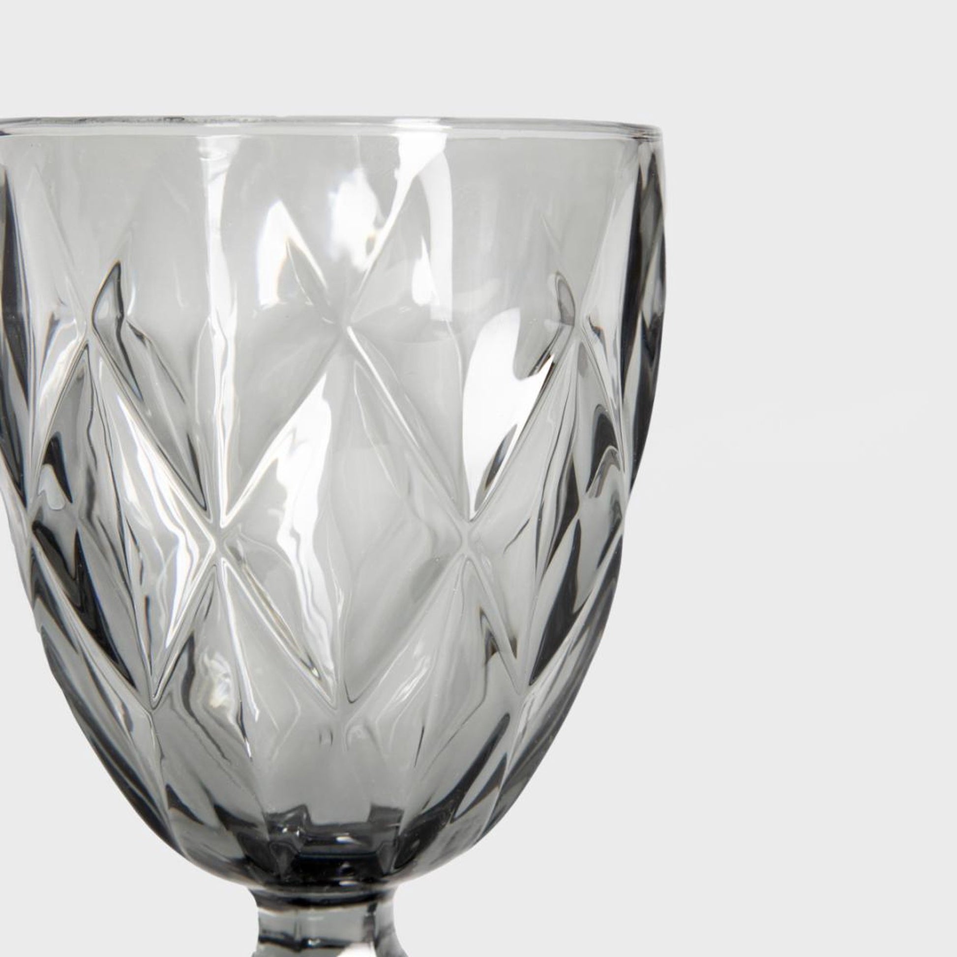 Vīna glāžu komplekts Luns 340 ml grafīts - N1 Home