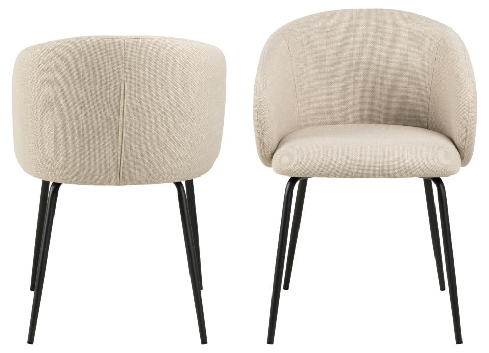 Krēsls Elear 56/54/80 cm bēšs - N1 Home