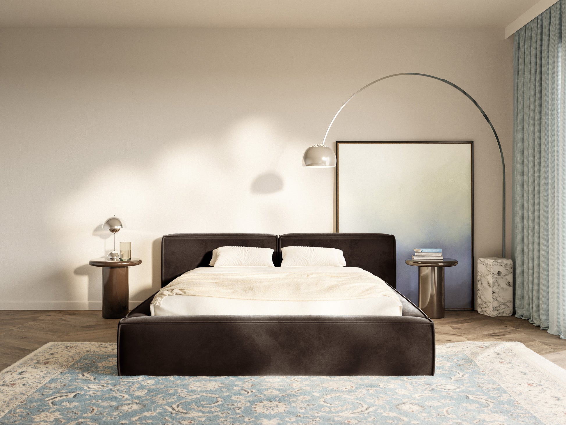 Gulta Tilas low 140/160/180/200x200 cm Bluvel 48 - N1 Home