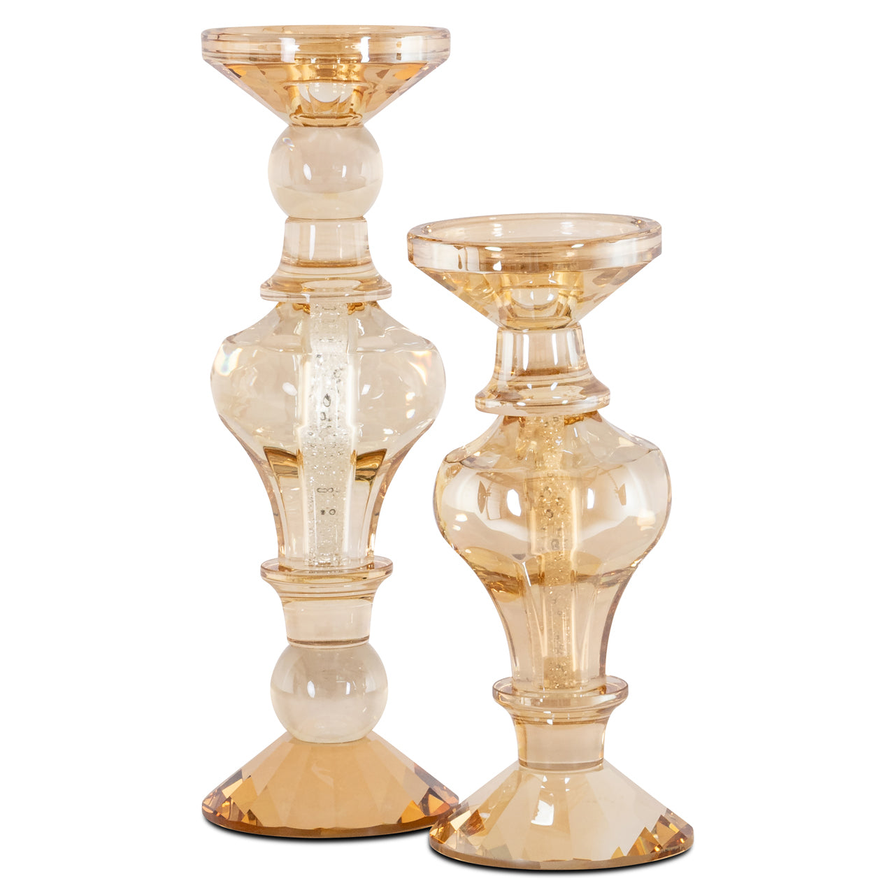 Svečturis Dilan amber small Richmond Interiors 23.5/10/10 cm ambra - N1 Home