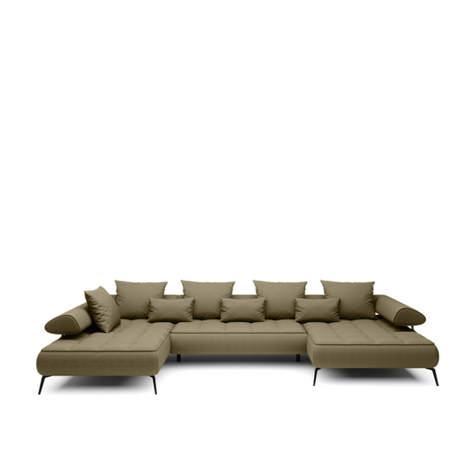 Dīvāns SFERA XL 385/193/224 cm zaļš - N1 Home