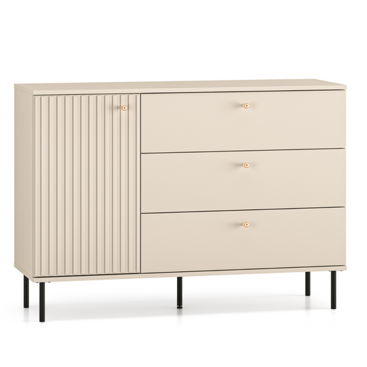 Kumode Galeto 85/120/40 cm bēšs - N1 Home