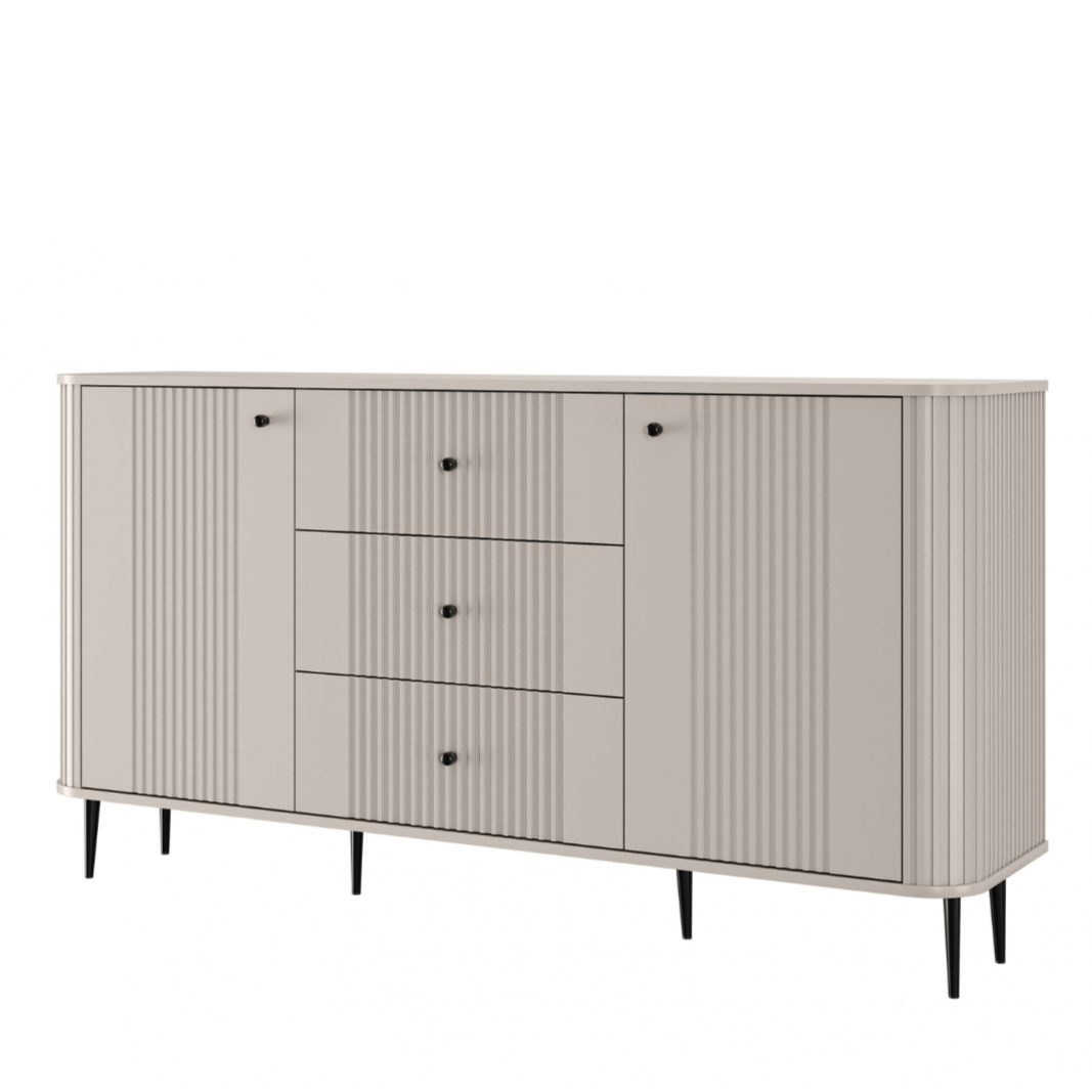 Kumode Vespa 160/85/38 cm kašmirs/melns - N1 Home