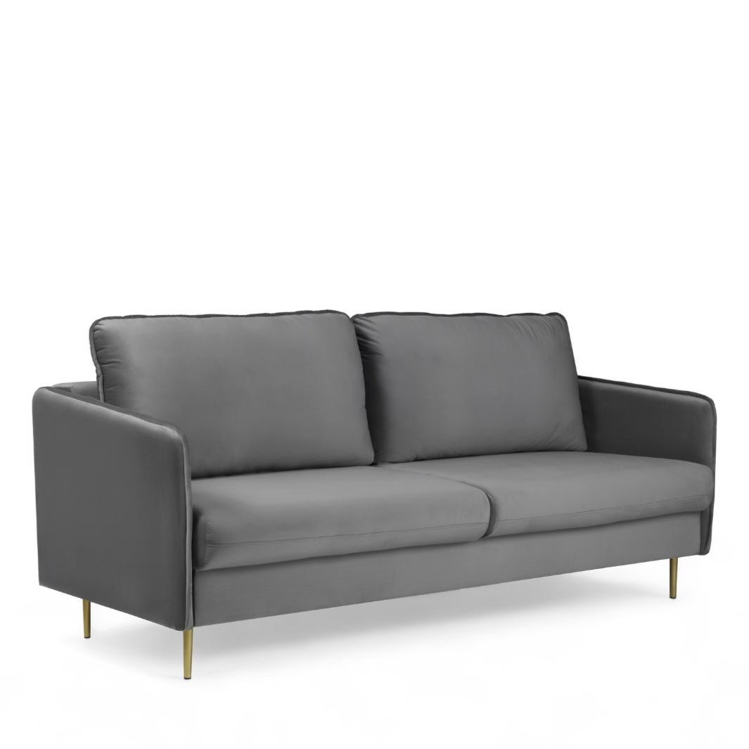 Dīvāns Tai 207/95/98 cm Velluto 18/ zelts kājas - N1 Home