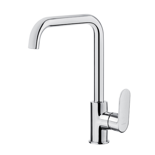 Virtuves jaucējkrāns ar taisnstūra snīpi Alpinia 302 mm hroms - N1 Home