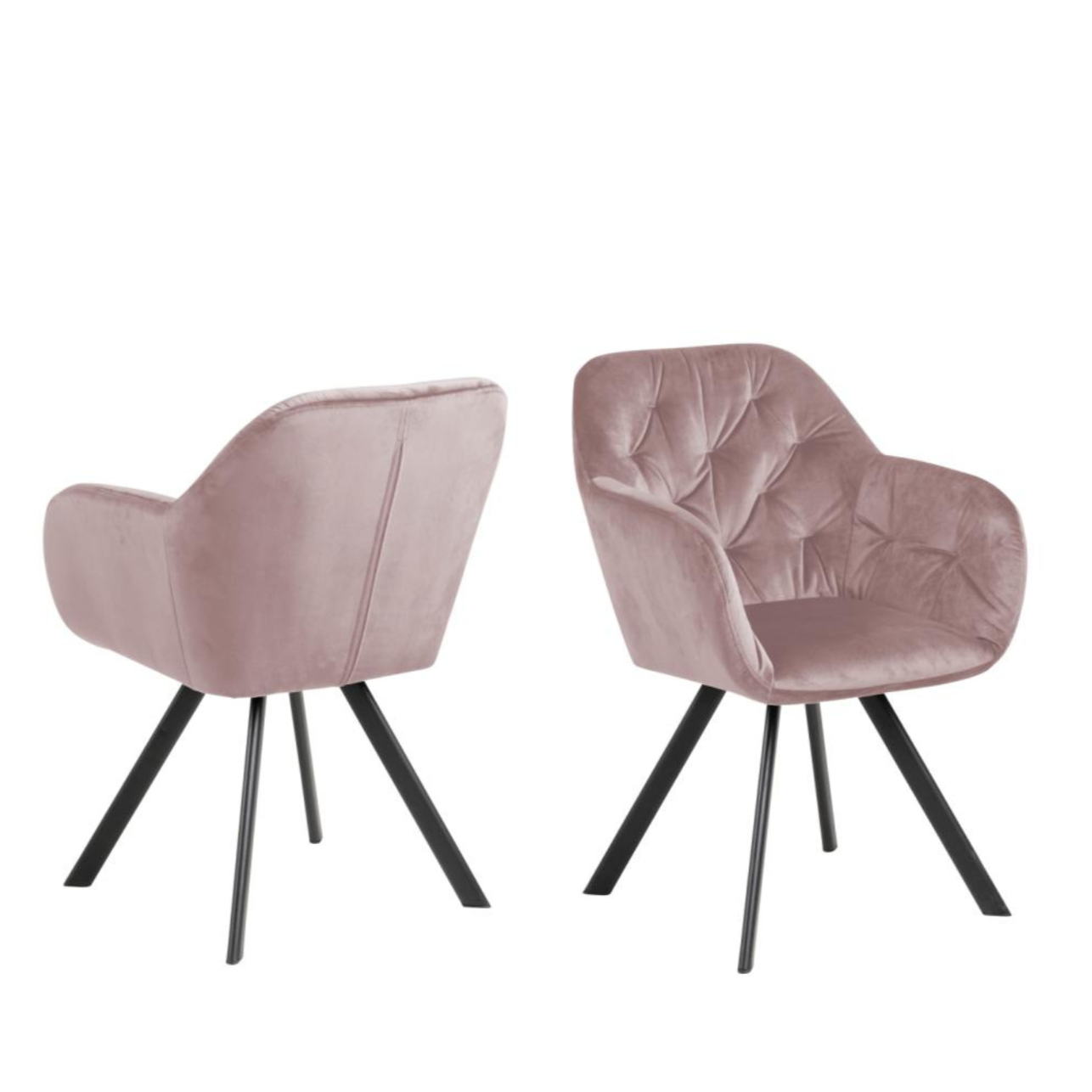 Krēsls Lols 57/61/81 cm putekļains roze - N1 Home