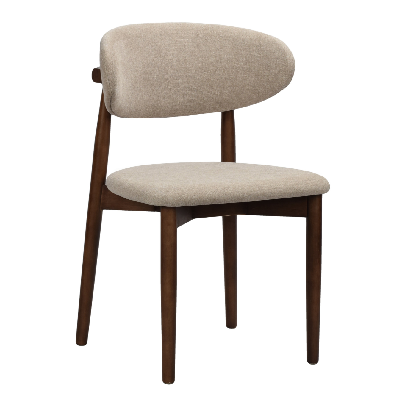 Krēsls Canvi 80/40/43 cm rieksts/bēšs - N1 Home