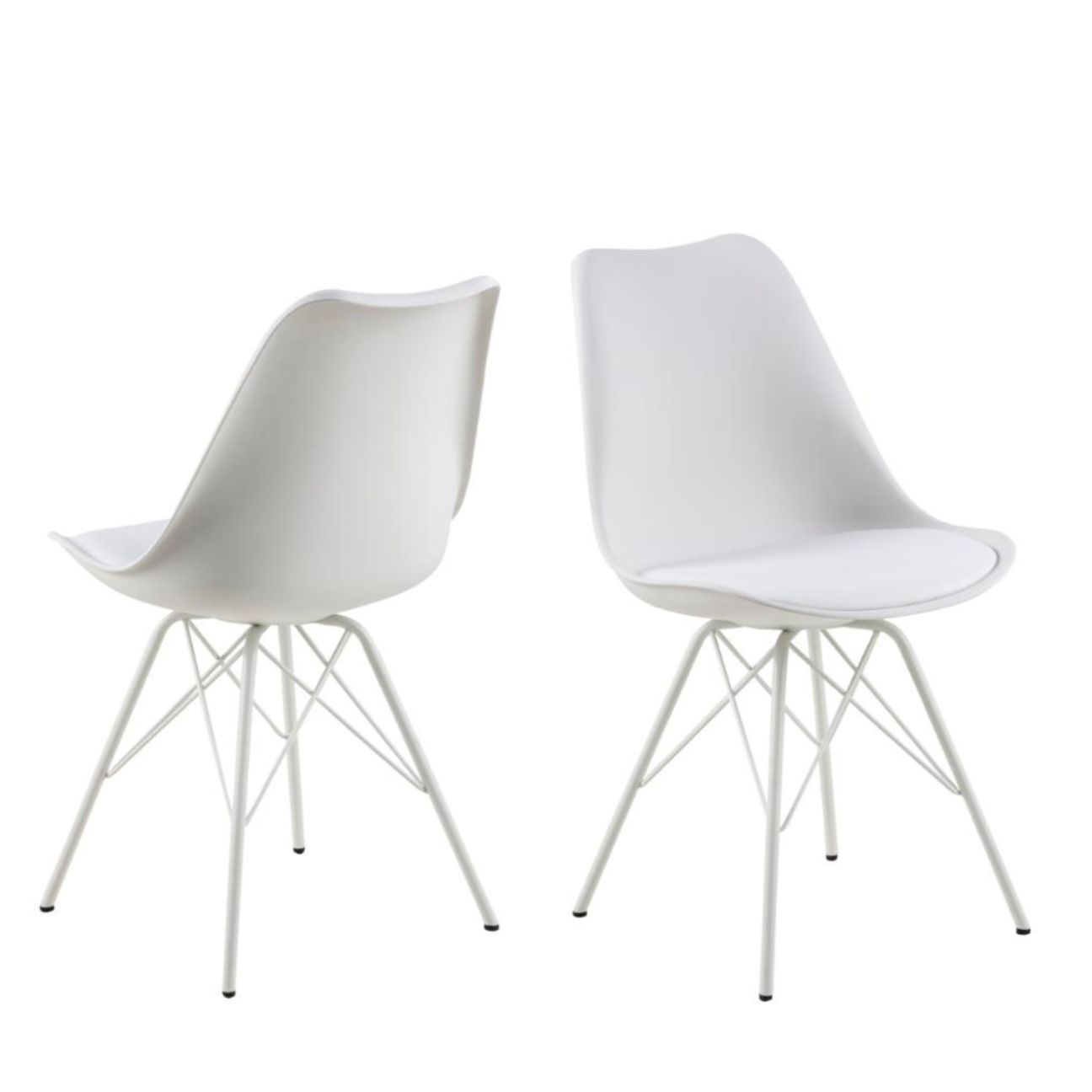 Krēsls Erkot 48/54/85 cm balts - N1 Home