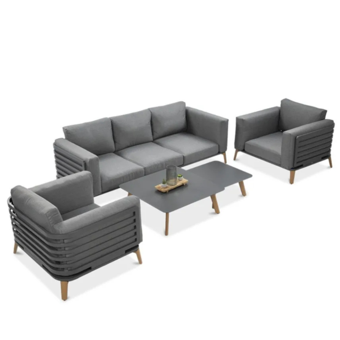 Atpūtas komplekts Radi Smols pelēks - N1 Home