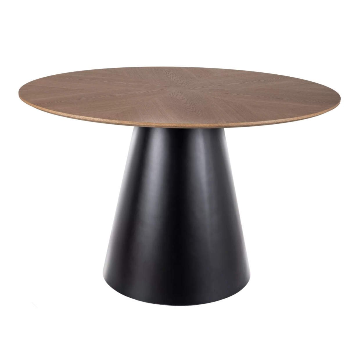 Galds Angs 120/75 cm melns/ozols - N1 Home