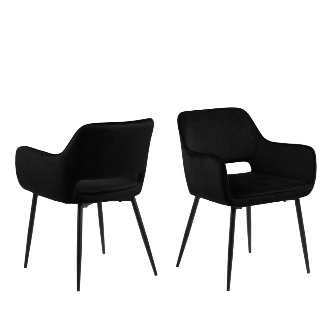 Krēsls Rans 56/58/79 cm melns - N1 Home