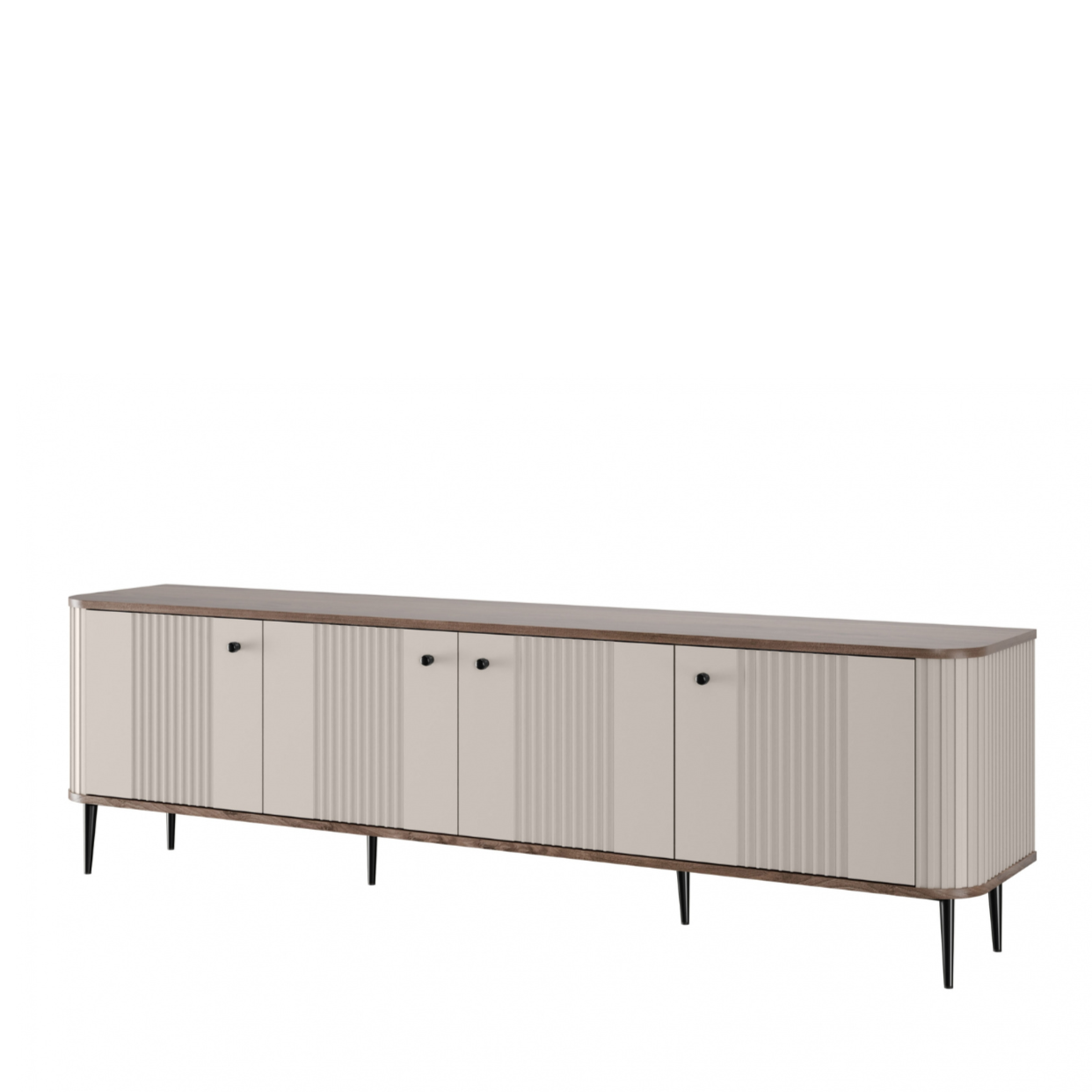 TV skapis Vespa 187/51/38 cm kašmirs/rieksts/ - N1 Home