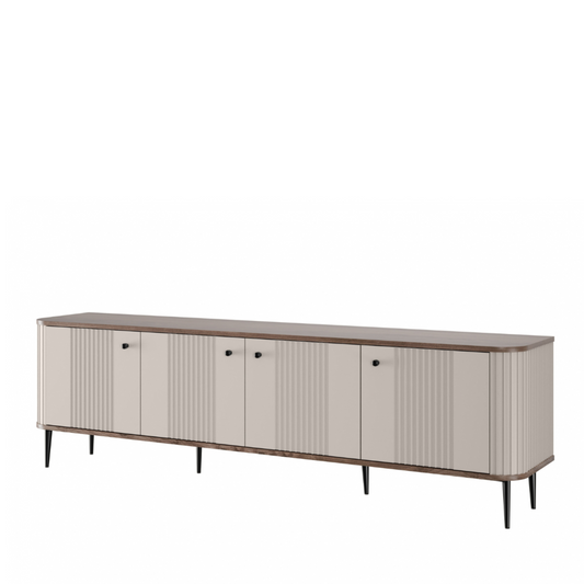 TV skapis Vespa 187/51/38 cm kašmirs/rieksts/ - N1 Home