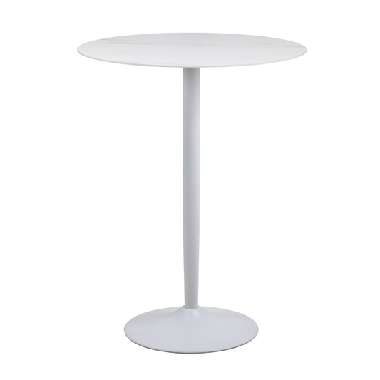 Bāra galds Roši 80/80/105 cm balts - N1 Home