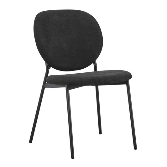 Krēsls Brokt 79/49/56 cm melns - N1 Home