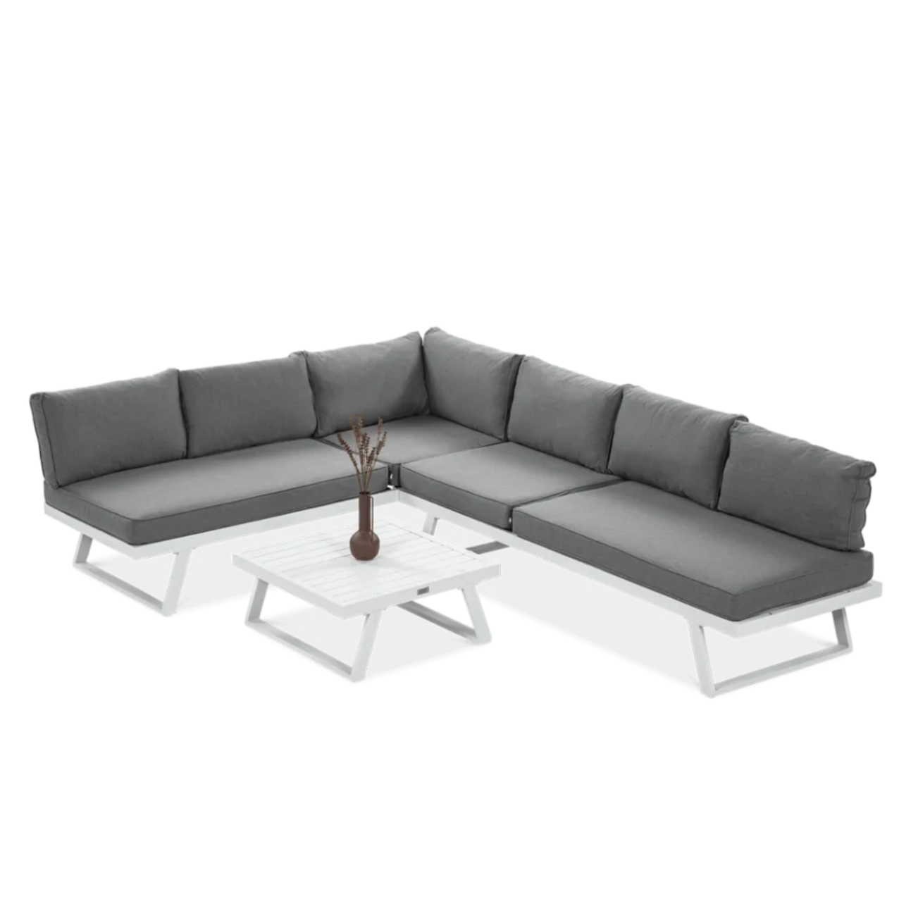 Dārza komplekts Midwi balts - N1 Home