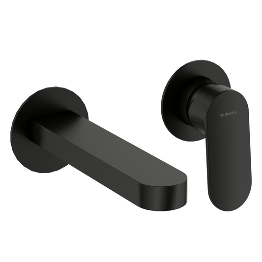 Iebūvējamais izlietnes maisītājs, 2 caurumi Alpinia 183 mm nero - N1 Home