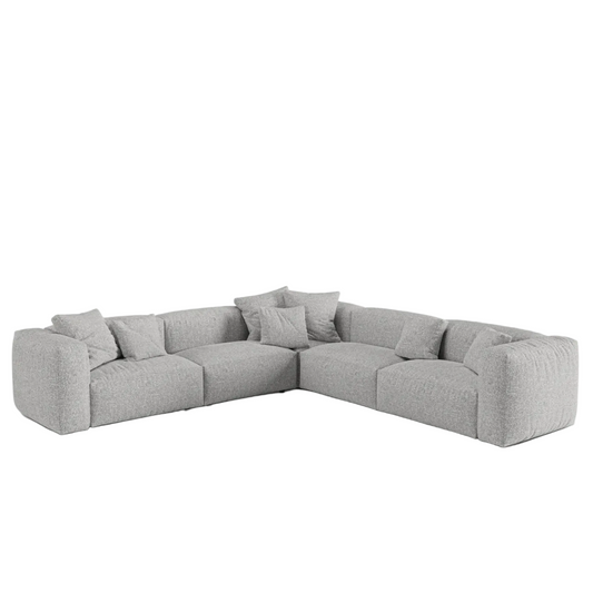 Dīvāns Martina Micadoni 316/75/316 cm Boucle Monsil Silver