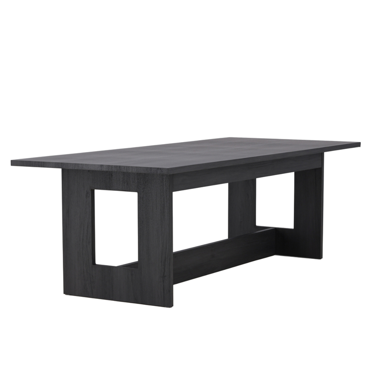 Galds Nores 235/75/100 cm melns ozols - N1 Home