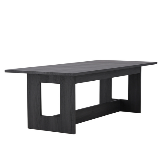 Galds Nores 235/75/100 cm melns ozols - N1 Home