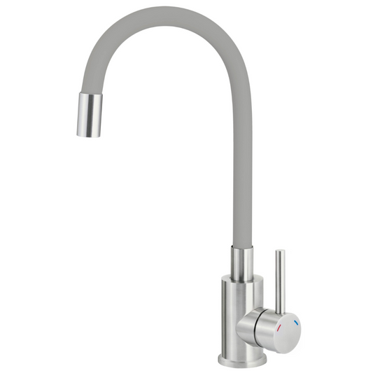 Virtuves maisītājs ar elastīgu uzgali Luno 38 cm pelēks/hroms - N1 Home