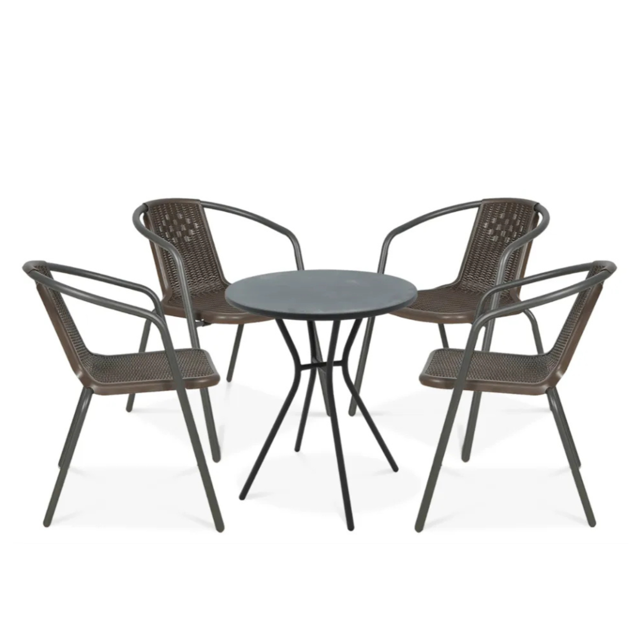 Balkona komplekts Simpy 4+ 1 brūns - N1 Home