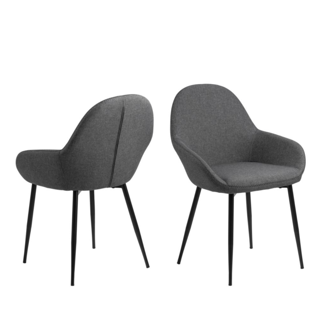 Krēsls Cans 60/57/85 cm pelēks - N1 Home