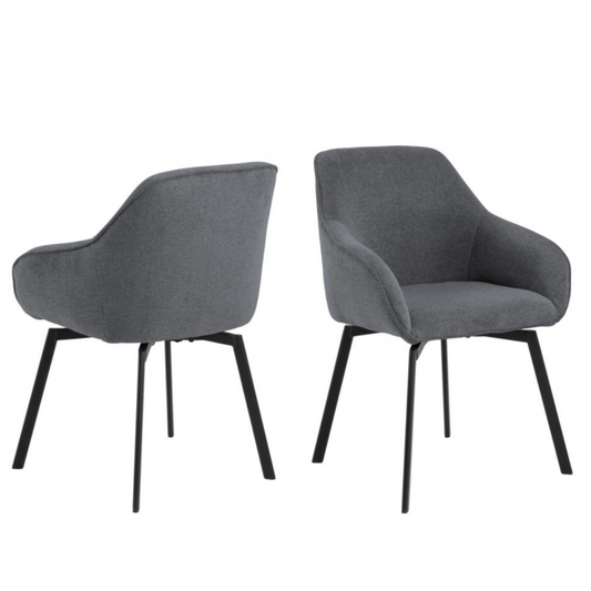 Krēsls Clars 58/55/83 cm antracīts - N1 Home