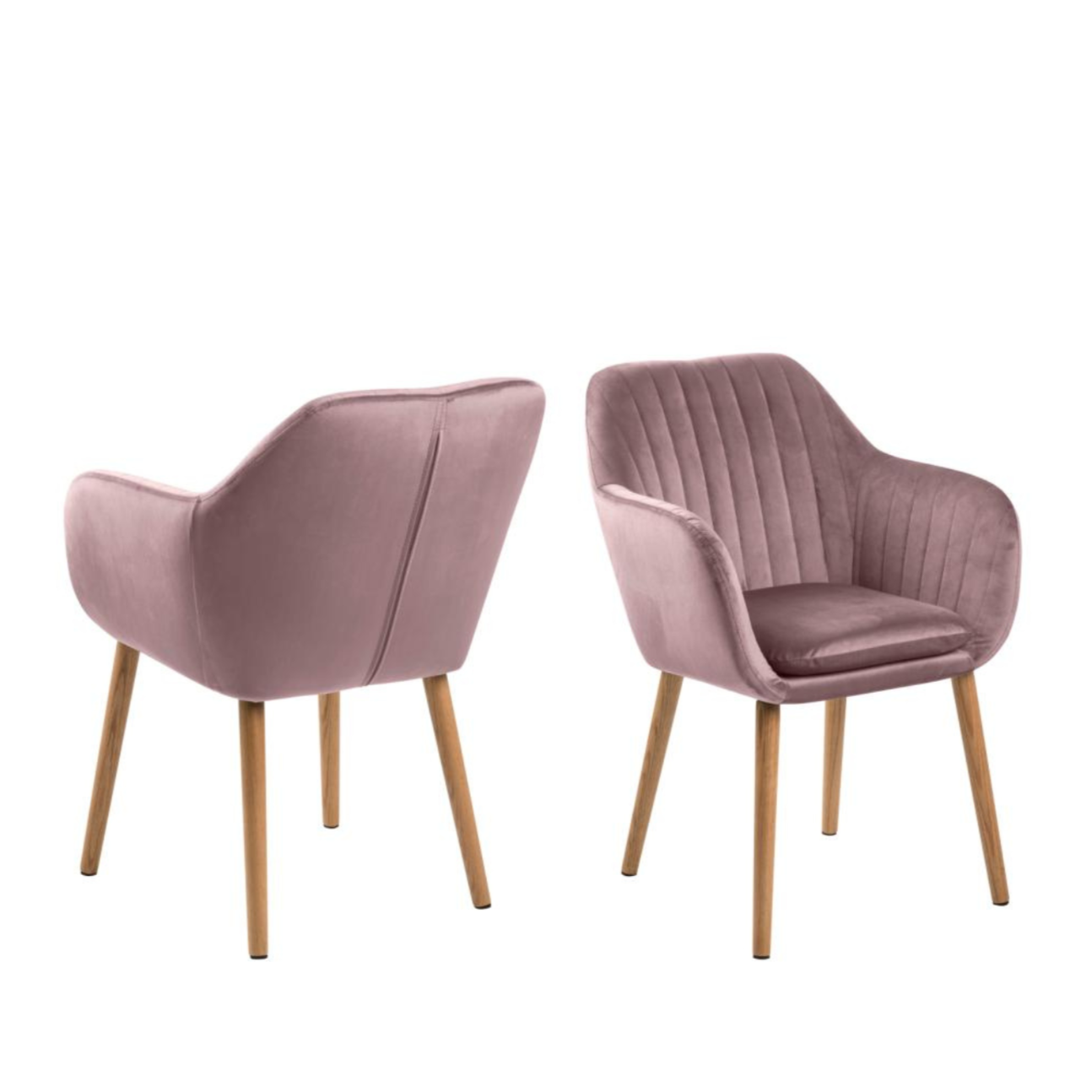 Krēsls Emil  57/61/83 cm putekļainā roze - N1 Home