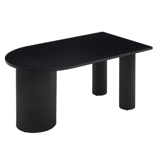 Galds Dikali 75/150/90 cm melns - N1 Home