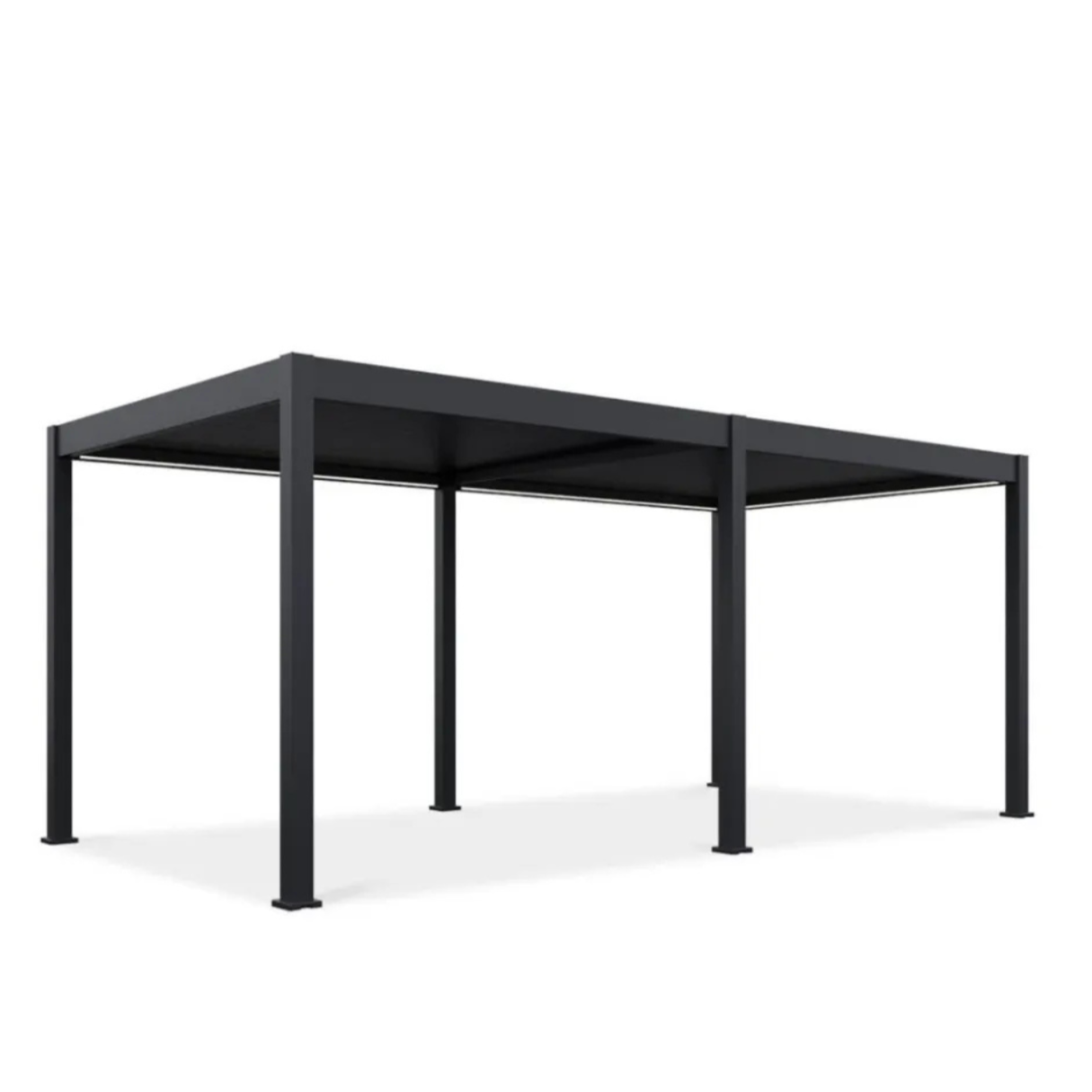 Bioklimatiskā terases pergola Elija AUTOMATIC 3x6 ar LED apgaismojumu 600/309/255 cm antracīts - N1 Home