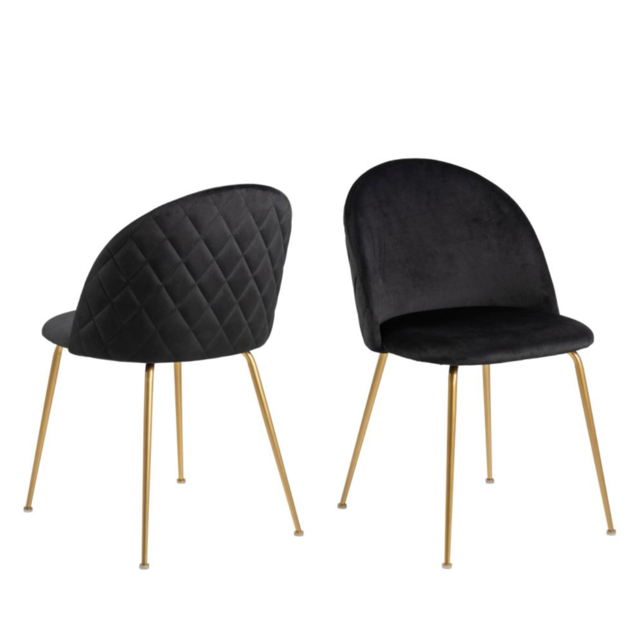 Krēsls Louv 49/54/80 cm melns/zelts - N1 Home