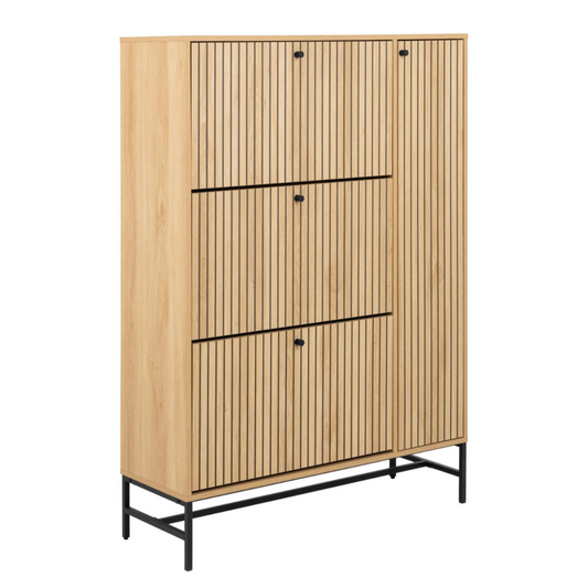 Apavu skapis Alba 98,7x35x140,4 cm ozols - N1 Home