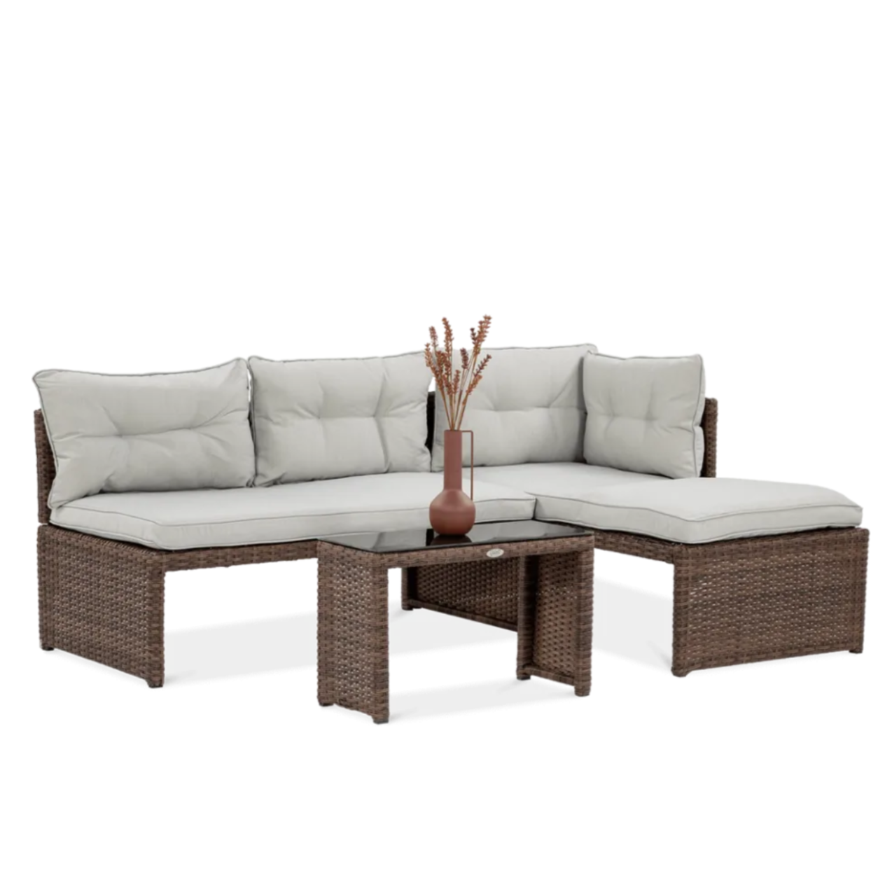 Dārza komplekts Canva brūns - N1 Home