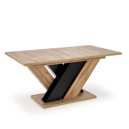 Galds Brans 160/90/77 cm votan ozols/melns - N1 Home