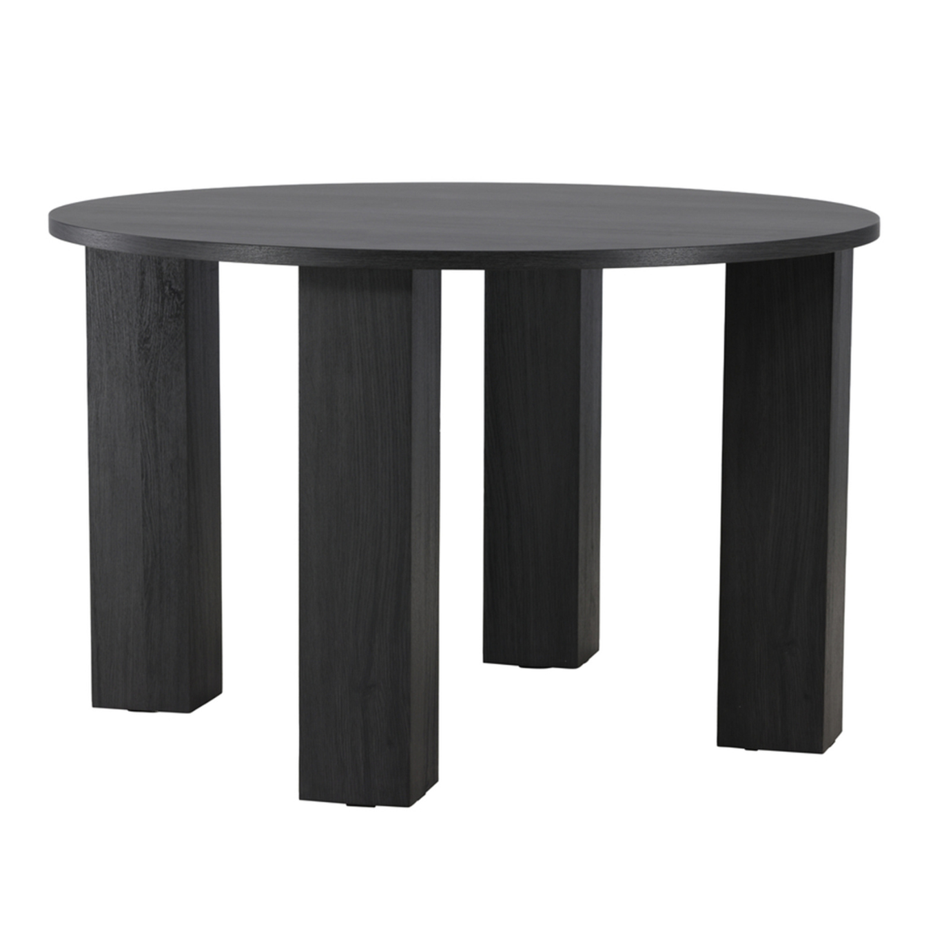 Galds Junas 120/120/75 cm melns - N1 Home