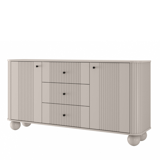 Kumode Vespa 160/82/38 cm kašmirs/melns - N1 Home