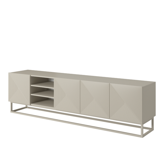 OSLO RTV kumode uz metāla kājām 200/56/40 kašmirs/kašmirs - N1 Home