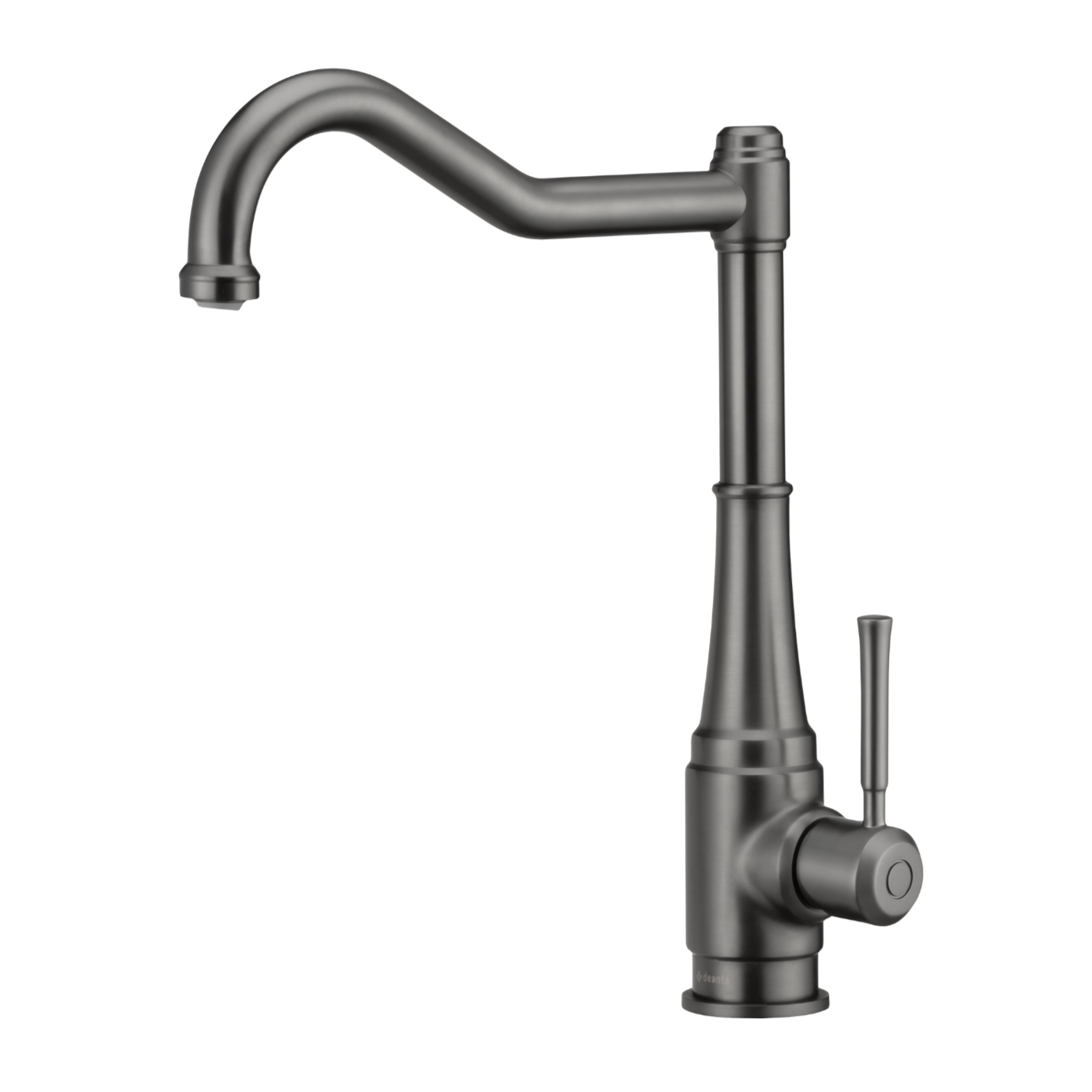 Virtuves jaucējkrāns ar taisnstūra snīpi Tamizo 333 mm titanium - N1 Home