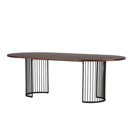 Galds Pesti 75/220/11 cm rieksts - N1 Home