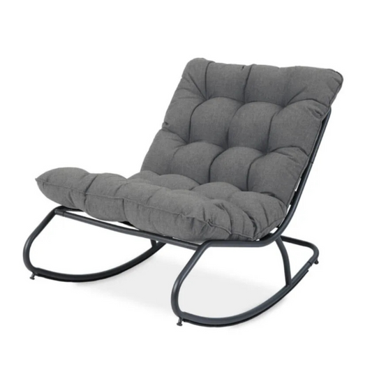 Šūpuļkrēsls Aga 71/115/73 cm  tumši pelēks - N1 Home