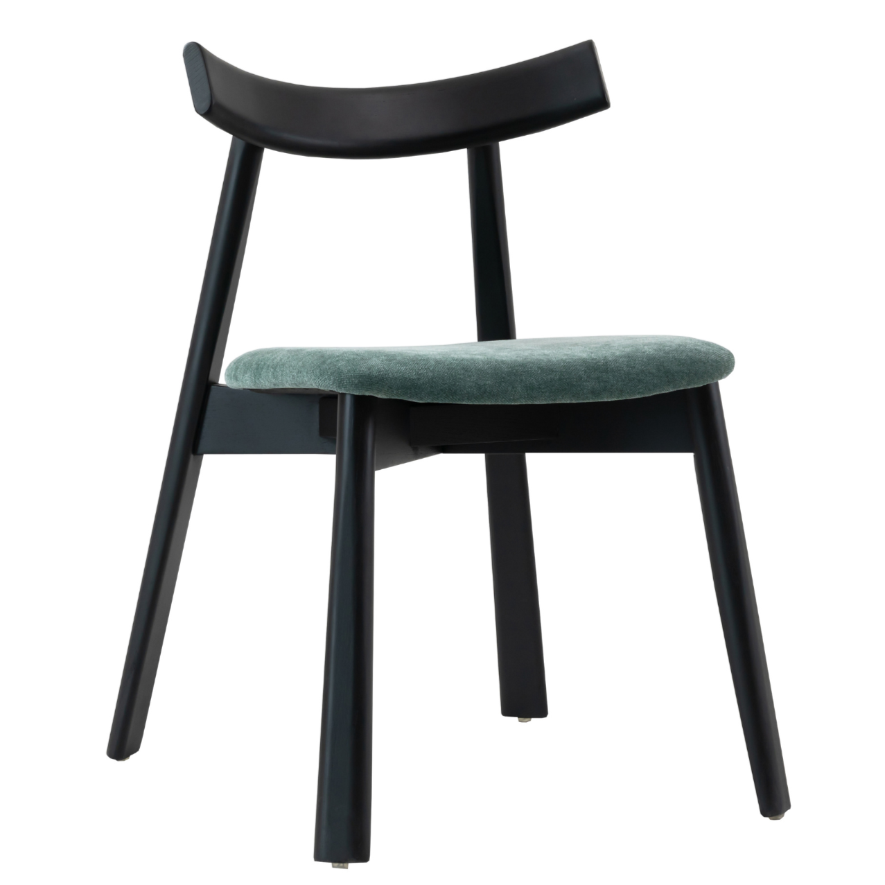 Krēsls Delis 79/48/59 cm tumši zaļs/melns - N1 Home