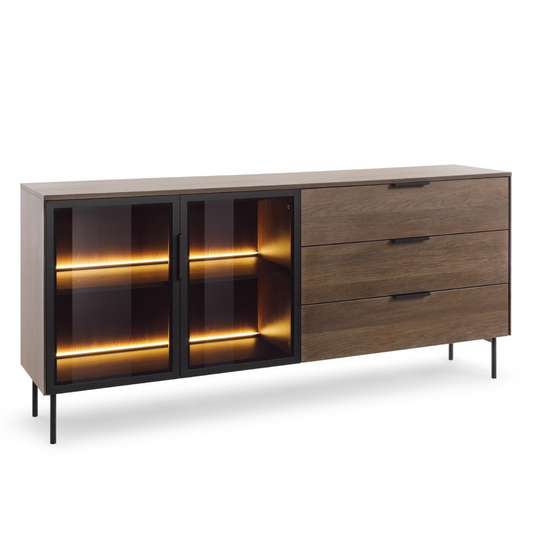 Kumode Lumio 181/82/39 cm Dunin ozols - N1 Home