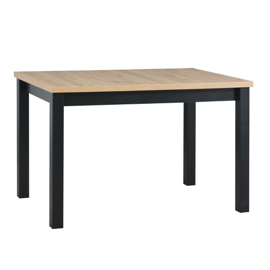 Galds Liri 120/78/80 cm Artizan ozols/melns - N1 Home