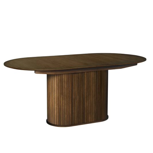 Galds Gativs 180-230/95/75 cm apdegušais ozols - N1 Home