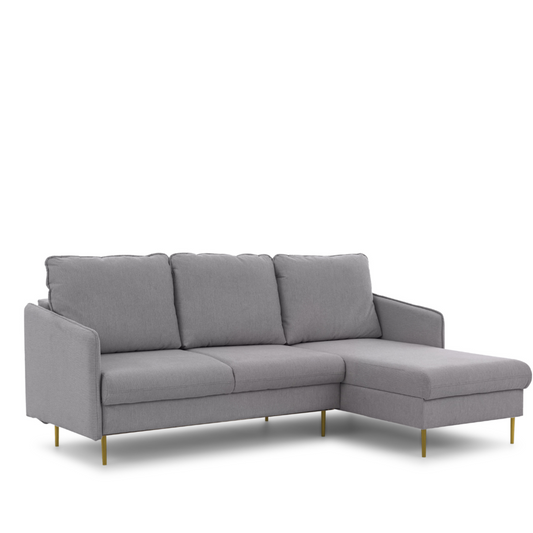 Dīvāns Tai 222/95/161 cm Loft 19/zelts kājas - N1 Home