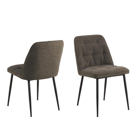 Krēsls Broo (2) 50/55/84 cm taupe - N1 Home