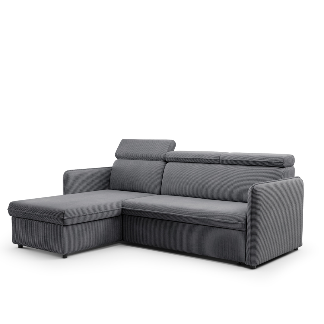 Dīvāns Barce 220/84/165 cm tumši pelēks - N1 Home